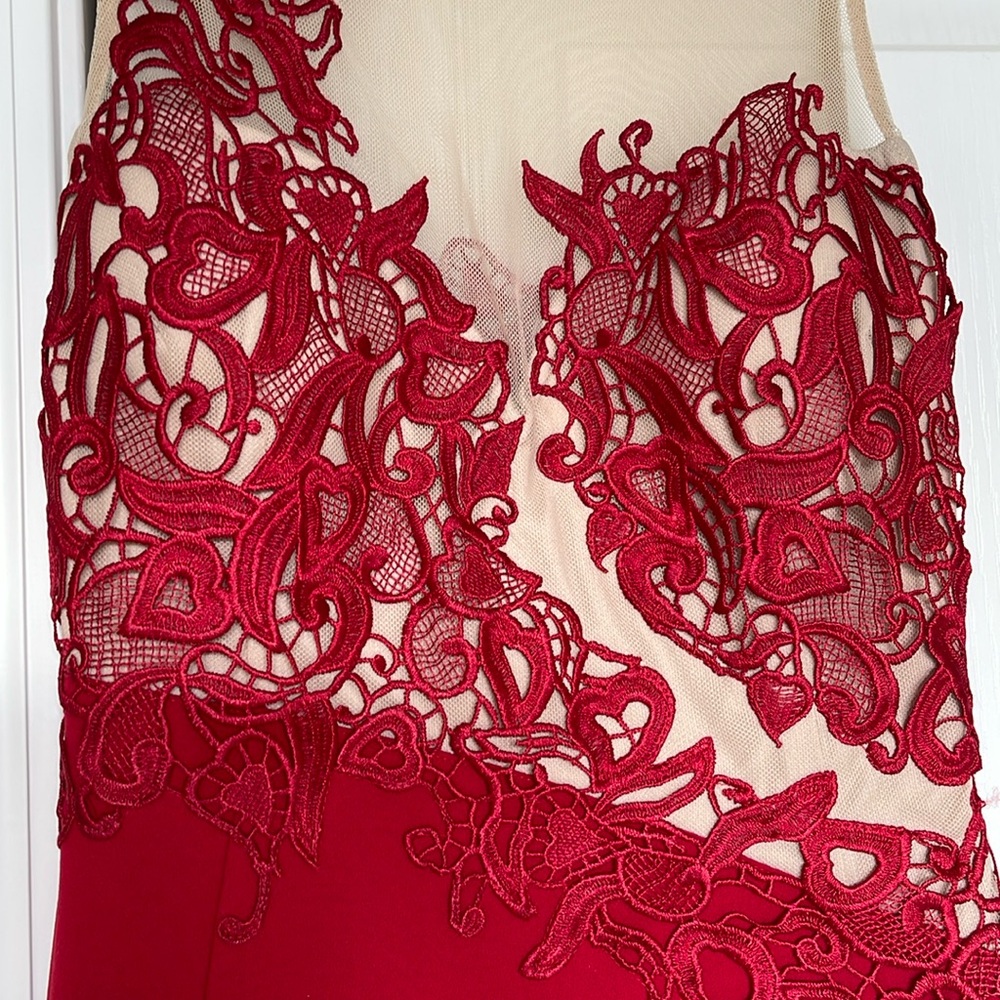 Red and Nude Lipsey London Dress